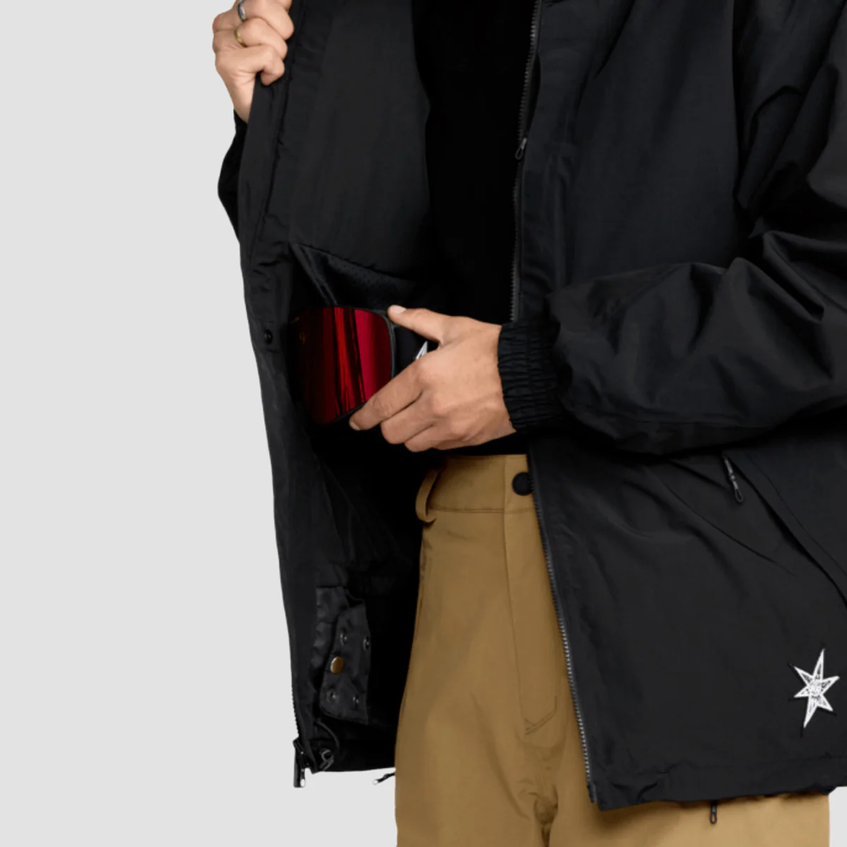 Volcom Longo Gore-Tex Snow Jacket Black - Image 5