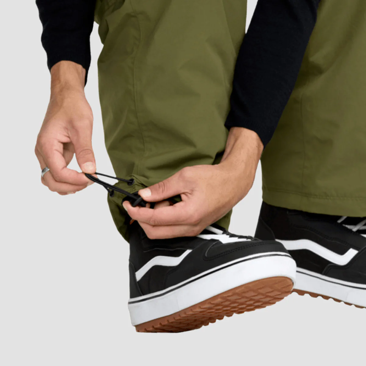 Volcom Longo Gore-Tex Snow Pants Dark Olive - Image 4