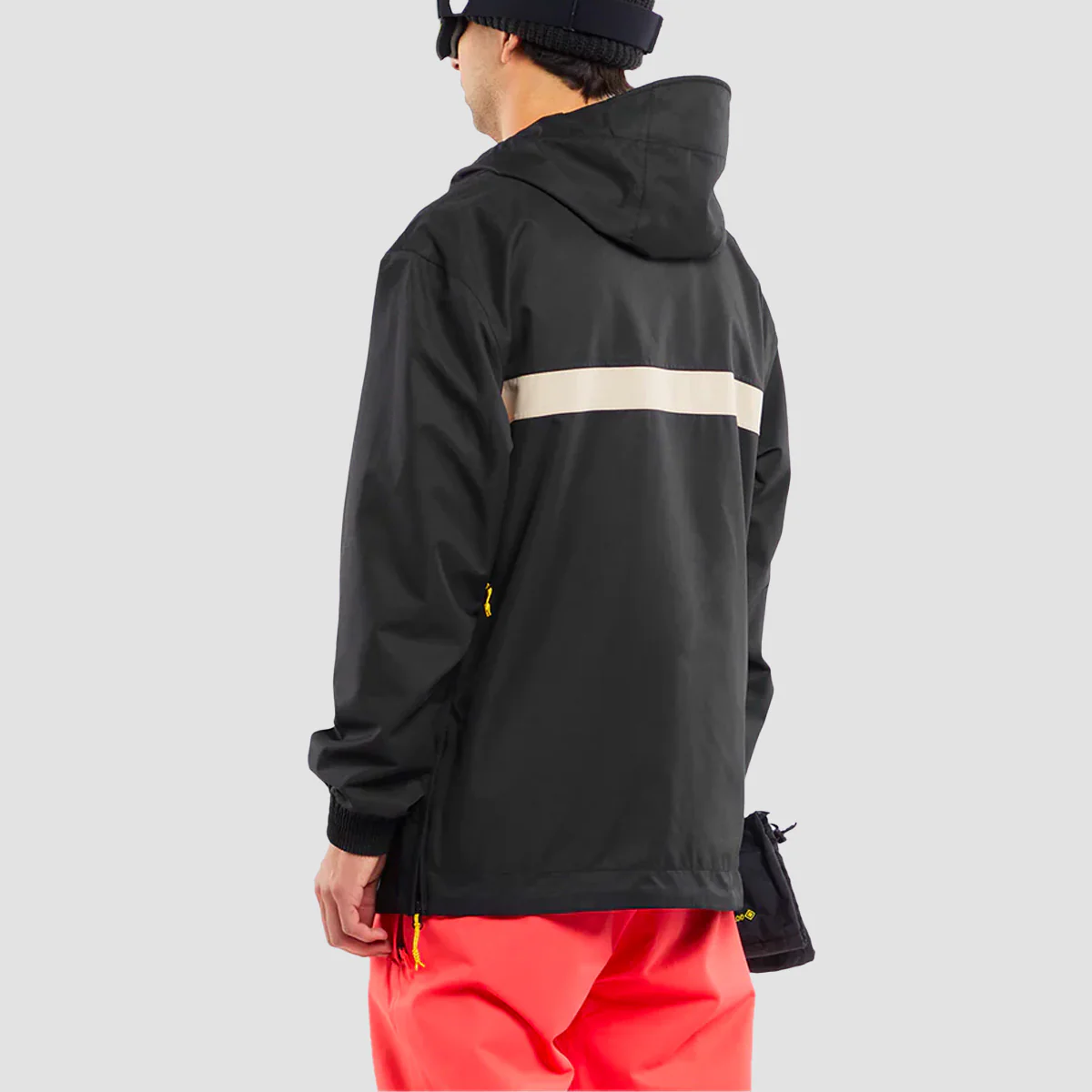 Volcom Longo Pullover Snow Jacket Black - Image 2