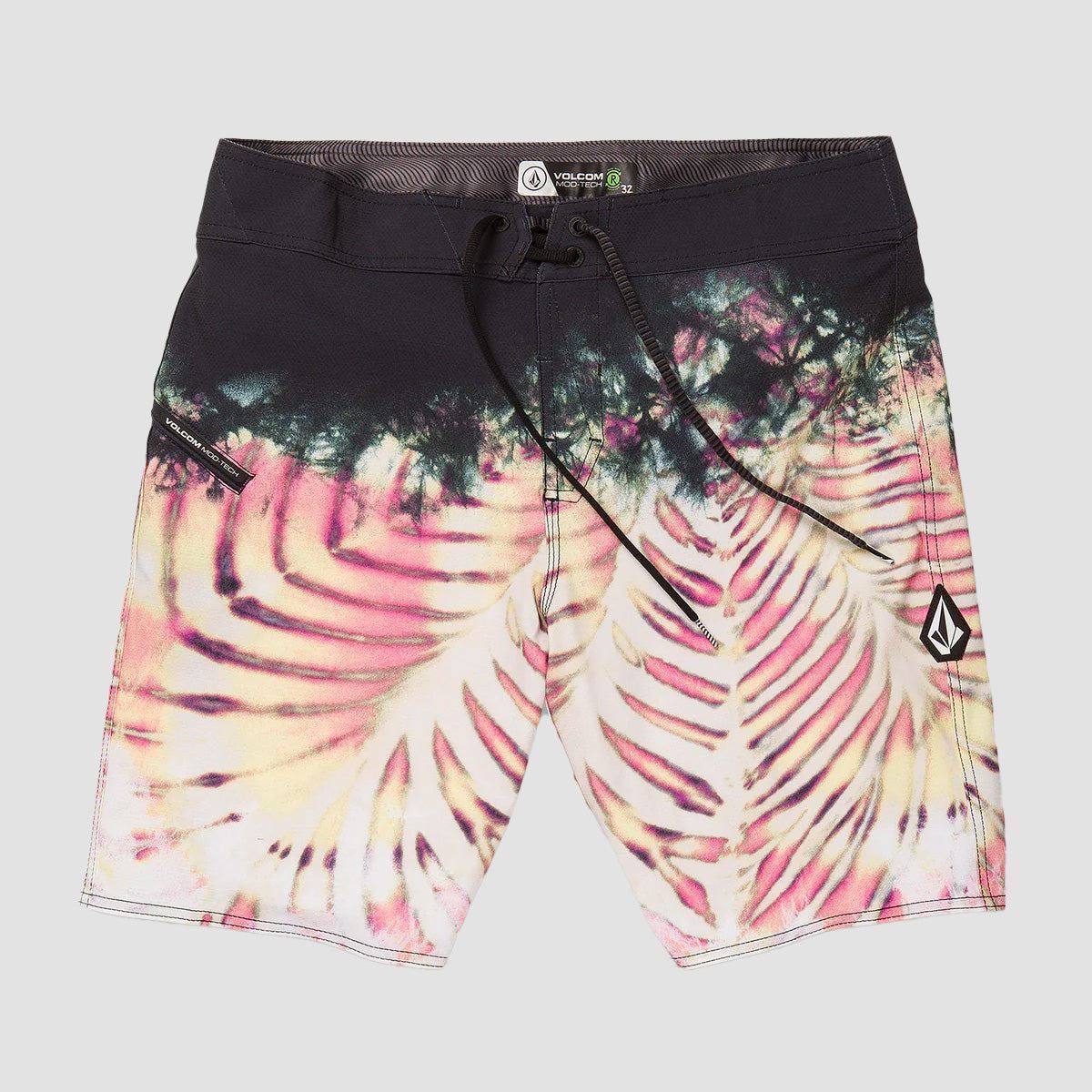 Volcom Mad Wash Mod 19" Boardshorts Whitecap Grey - Image 2