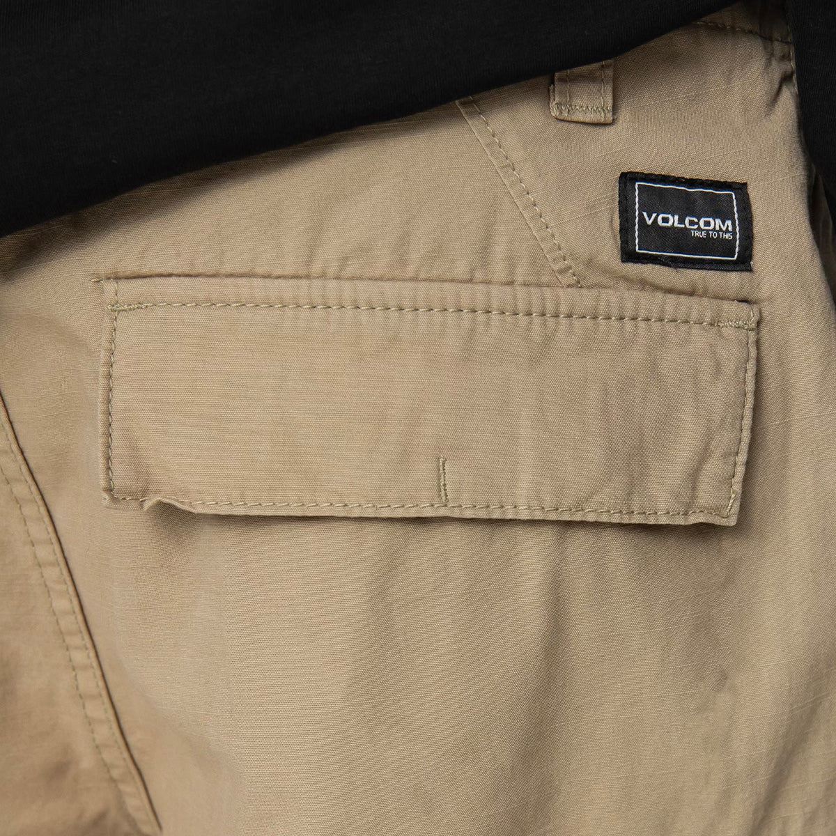 Volcom March Cargo Shorts Khaki - Image 3