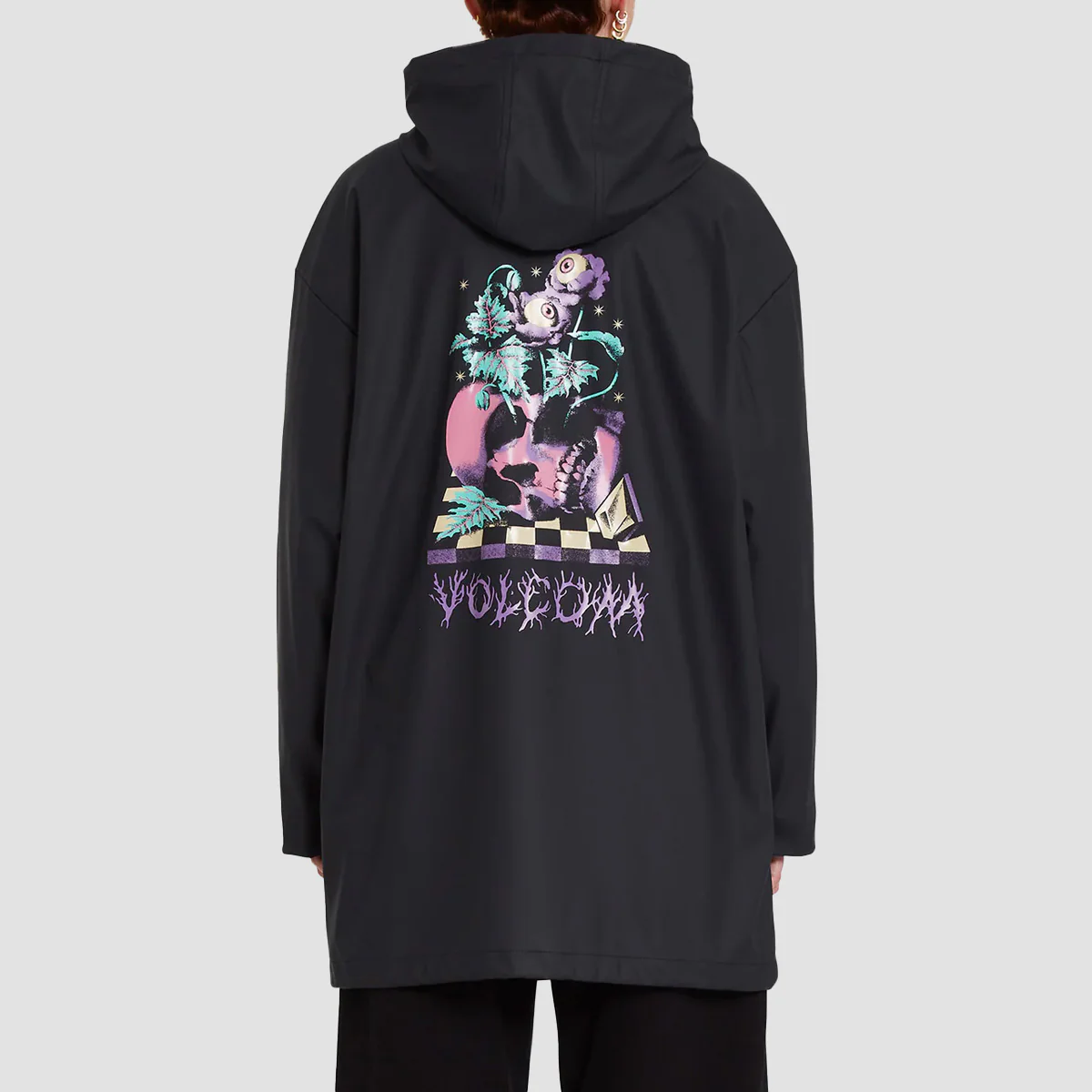 Volcom Max Loeffler FA 5K Rain Coat Black - Womens - Image 2