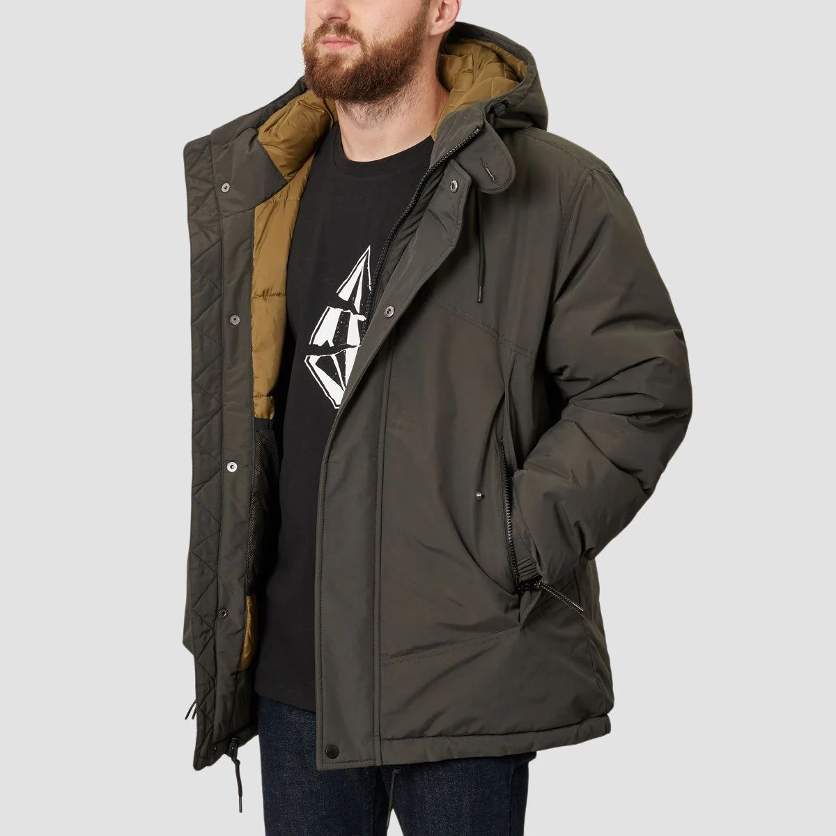 Volcom Million Miles Jacket Rinsed Black - Image 2
