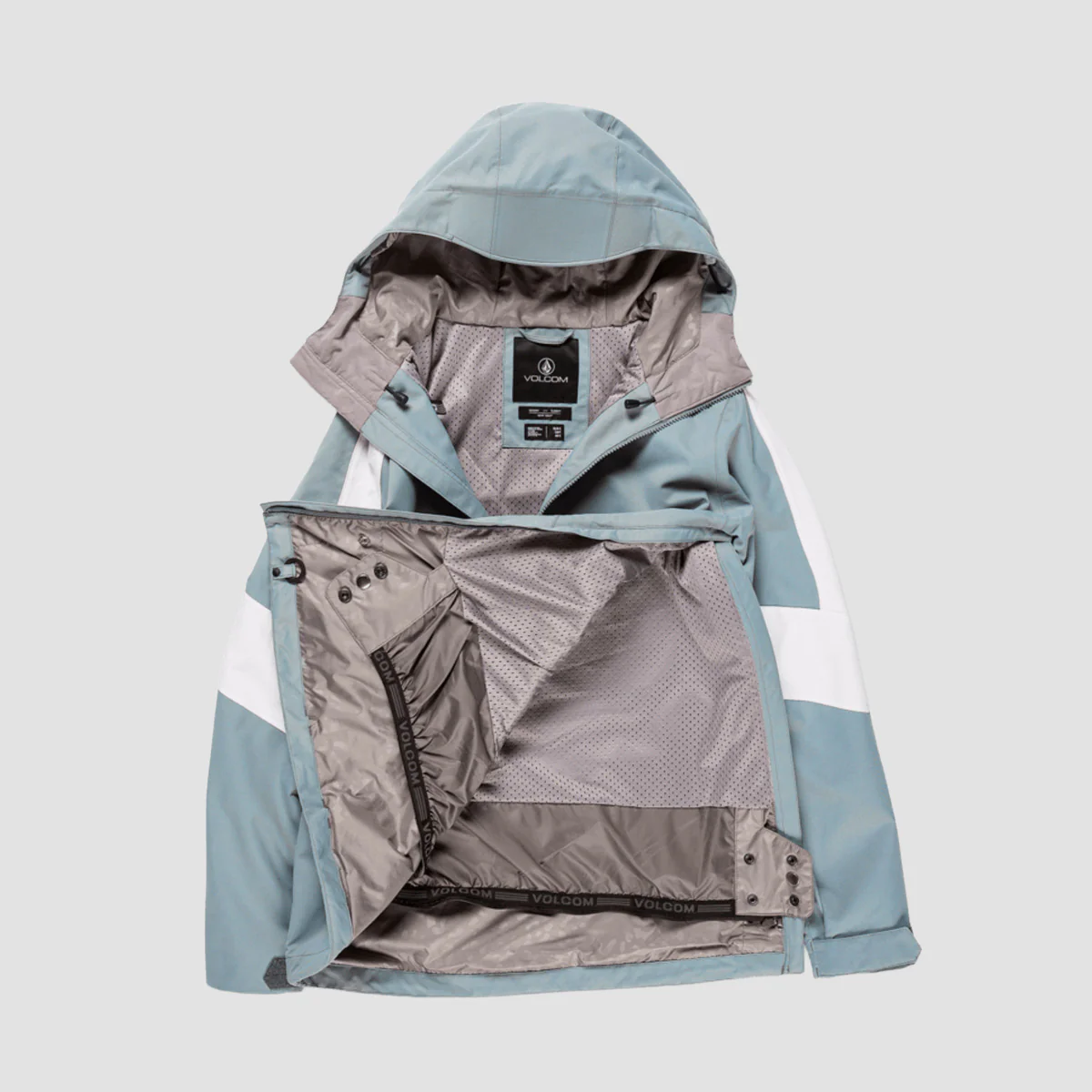 Volcom Mirror Pullover 10K Snow Jacket Green Ash - Womens - Image 3