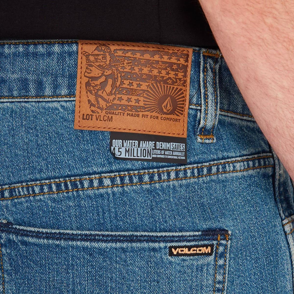 Volcom Modown Relaxed Fit Jeans Aged Indigo - Image 5