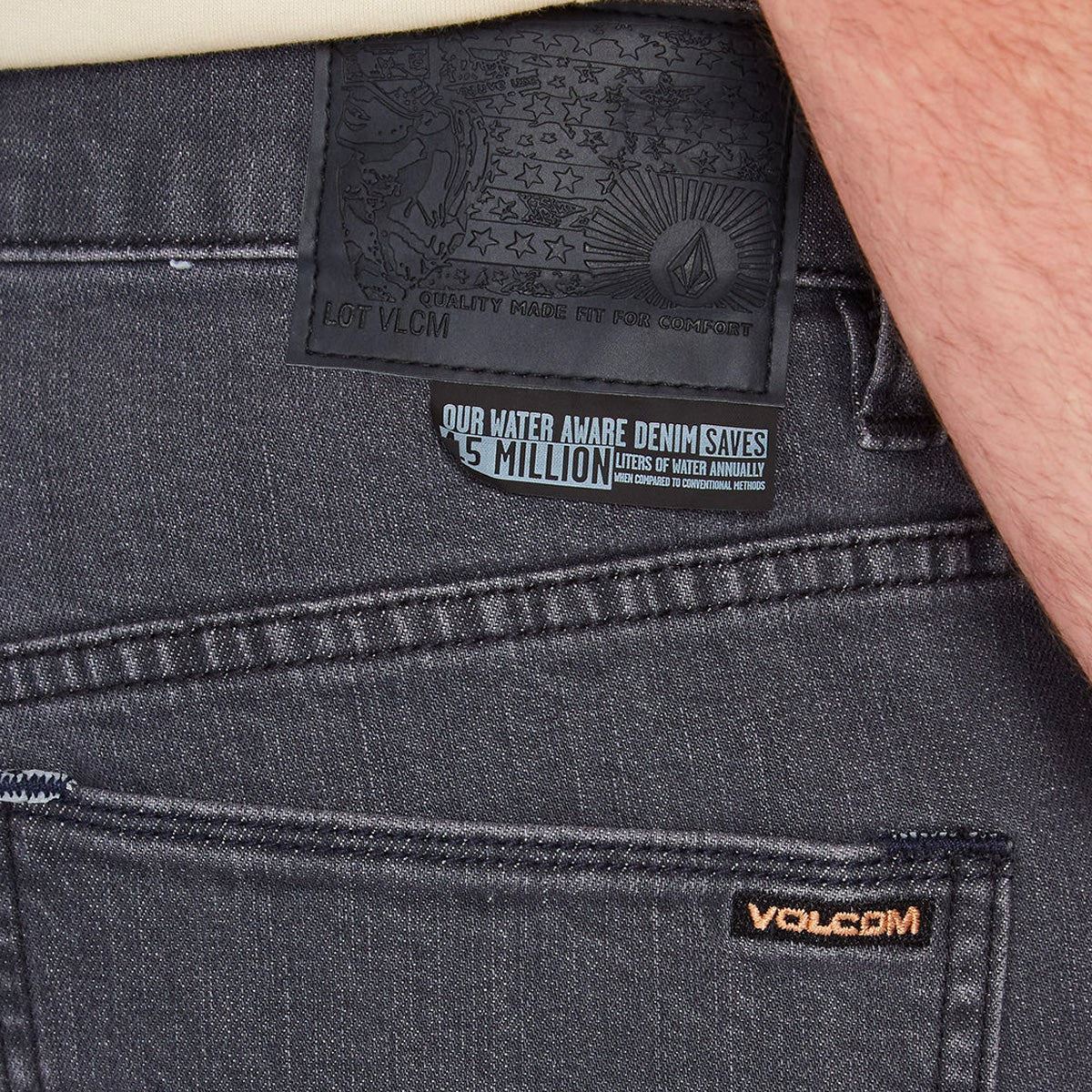 Volcom Modown Relaxed Fit Jeans Easy Enzyme Grey - Image 4