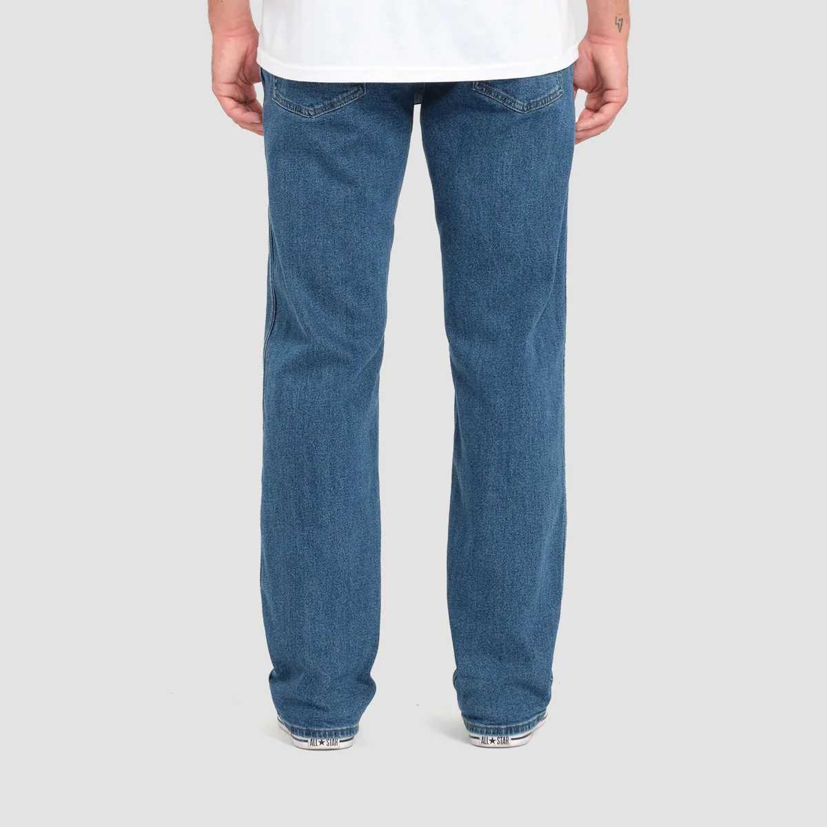 Volcom Modown Relaxed fit Jeans Washed Blue - Image 2