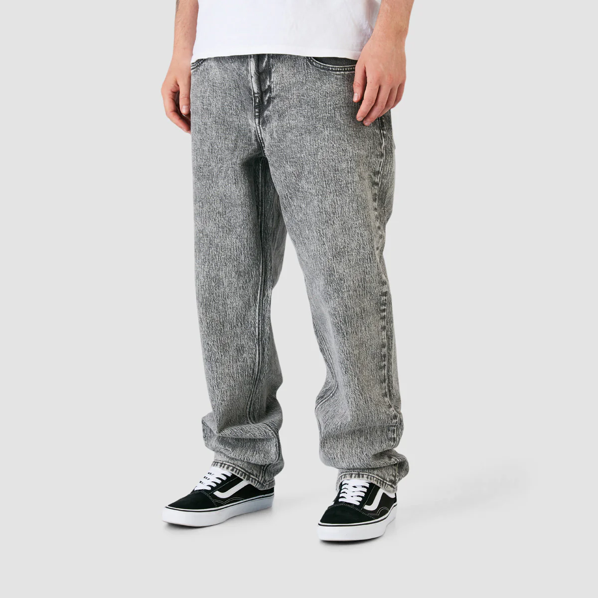 Volcom Modown Tapered Relaxed Fit Jeans True Vintage Black - Image 2