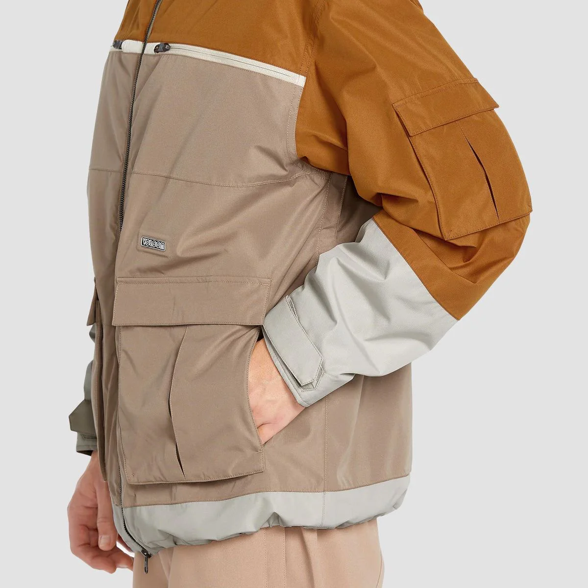 Volcom Nightbreaker 20K Snow Jacket Chestnut Brown - Image 3