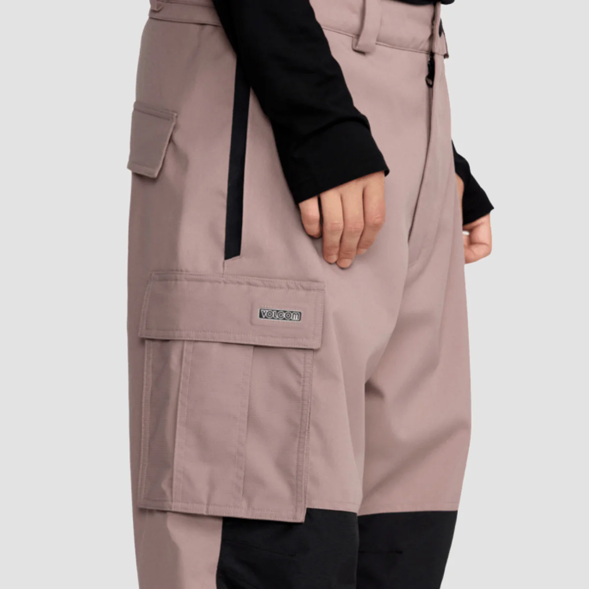 Volcom NWRK Baggy 15K Snow Pants Mauve - Image 3