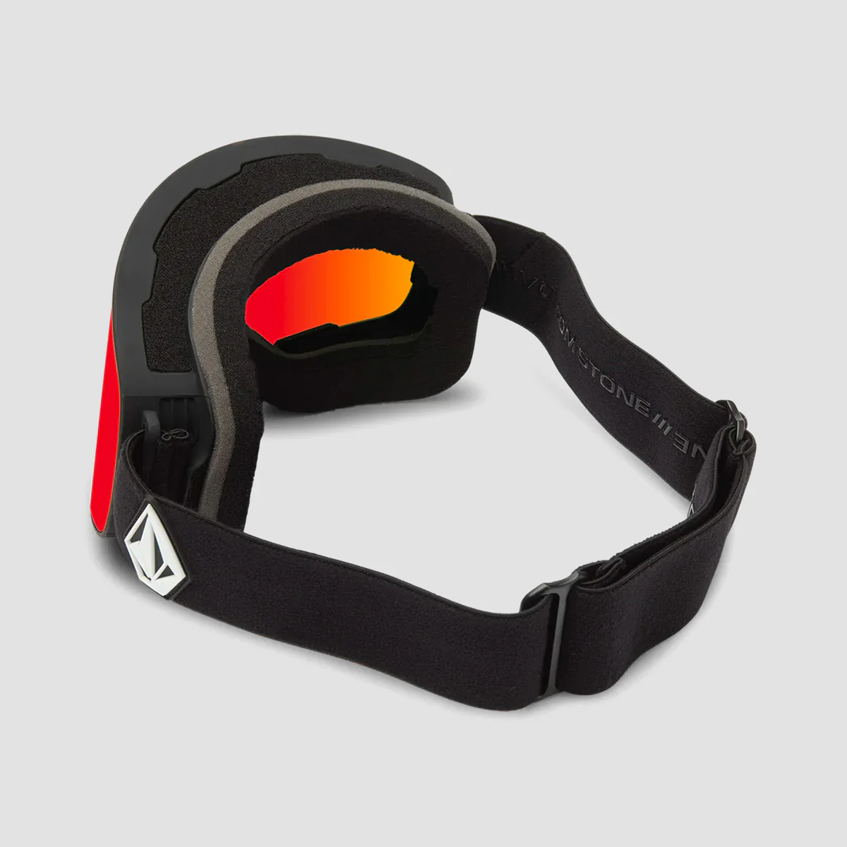 Volcom Odyssey Snow Goggles Matte Black/Red Chrome + Bonus Lens Yellow - Image 2