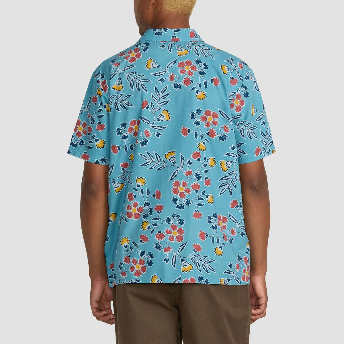 Volcom Offering Short Sleeve Shirt Used Blue - Image 2