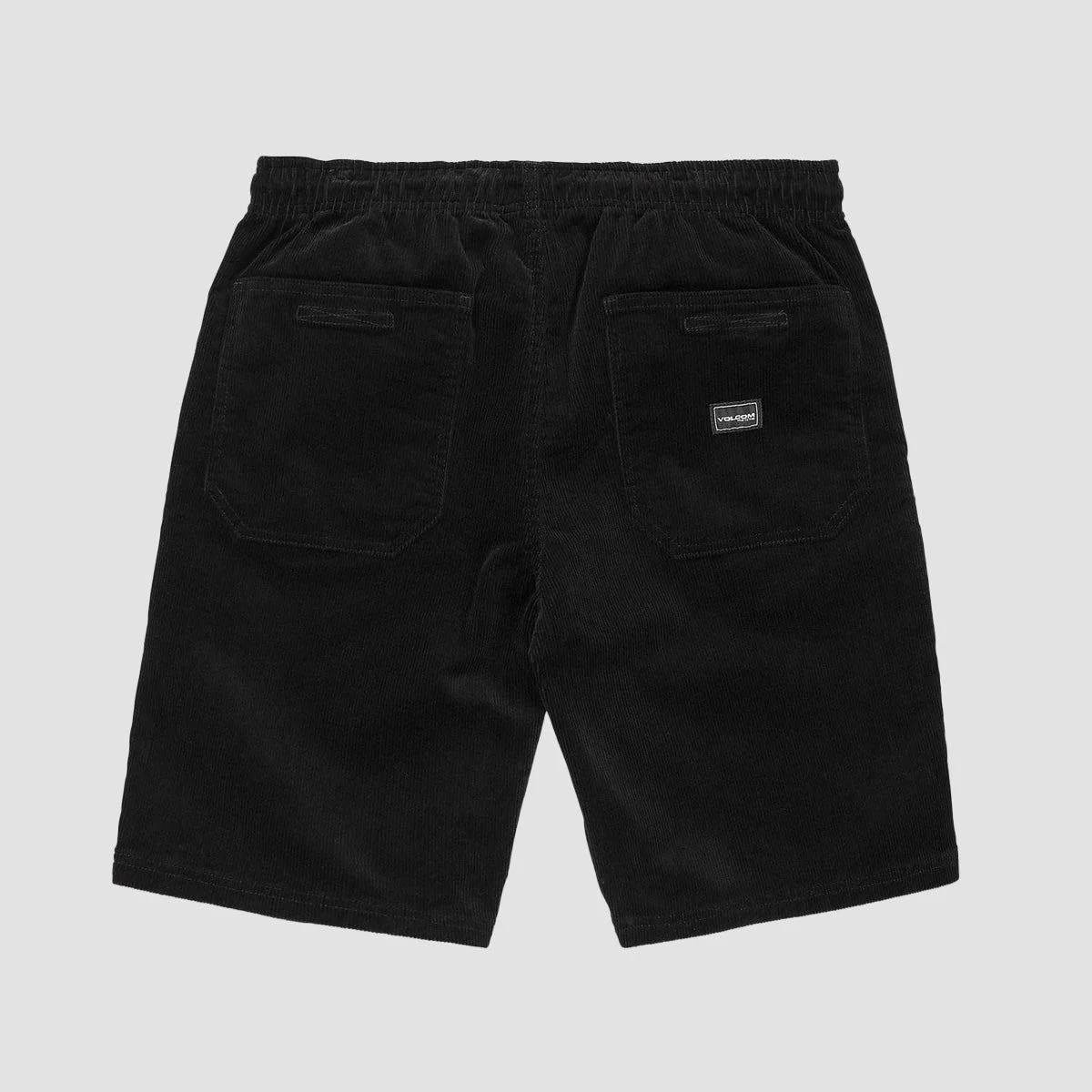 Volcom Outer Spaced 21" Corduroy Shorts Black Combo - Image 3