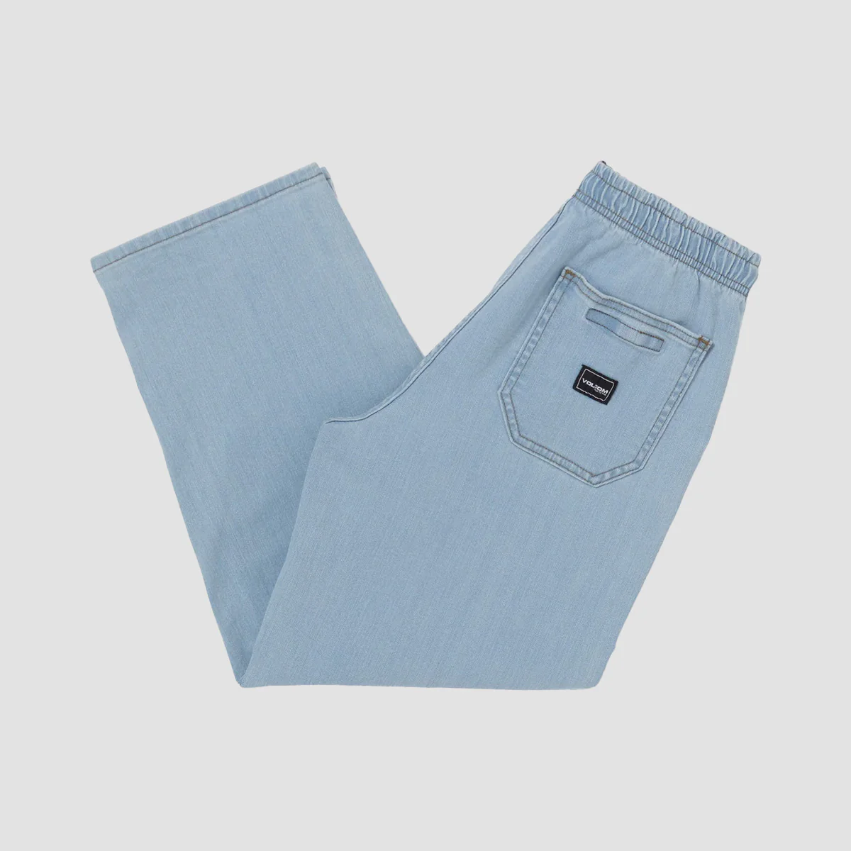 Volcom Outer Spaced Elastic Waist Jeans Allover Stone Light - Kids - Image 2