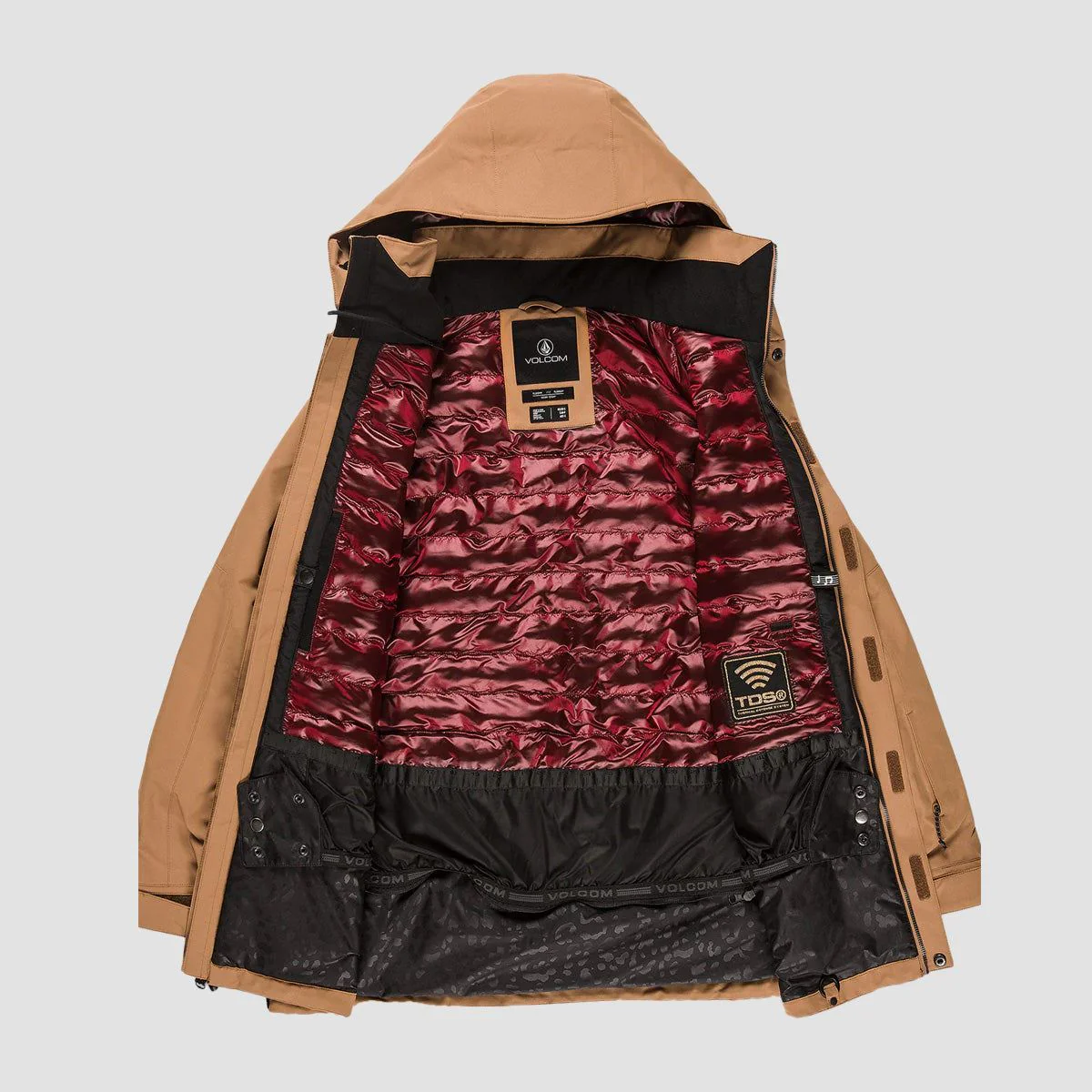 Volcom Paxson 2L TDS Inf Parka Snow Jacket Caramel - Womens - Image 3