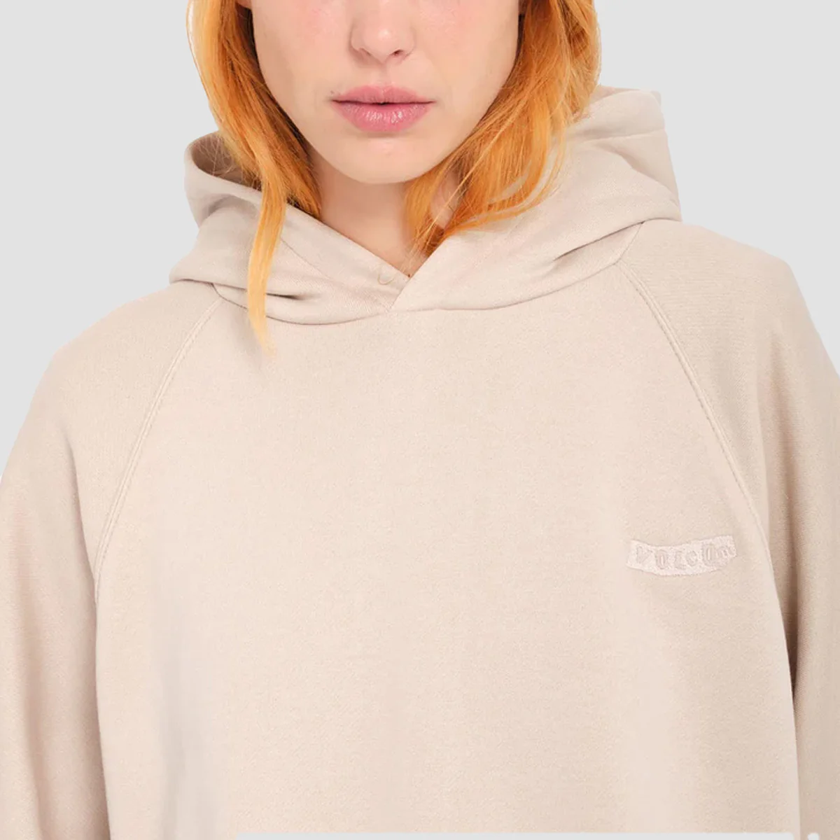 Volcom Pistol Pullover Hoodie Mushroom - Womens - Image 3