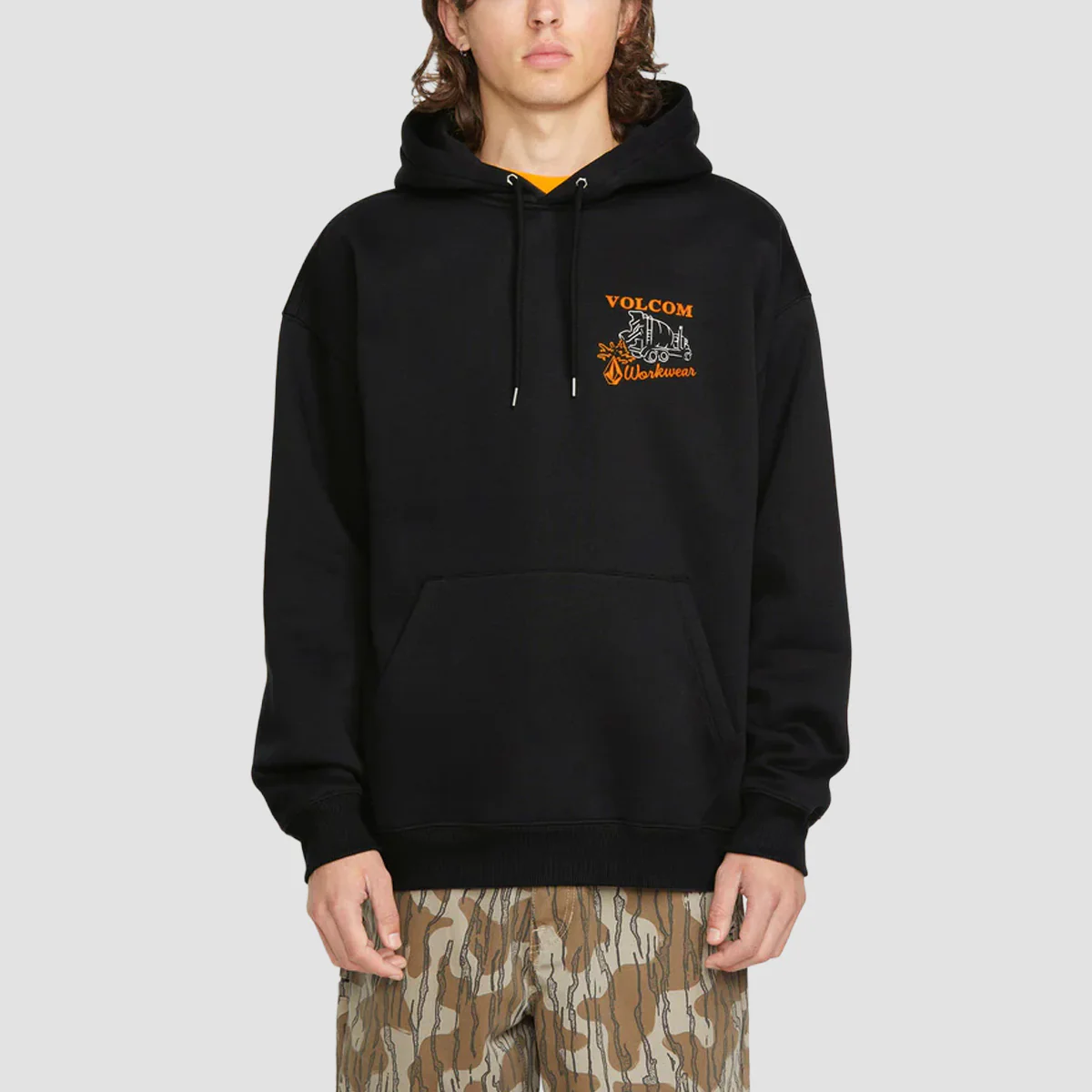 Volcom Pour Choices Pullover Hoodie Black - Image 2