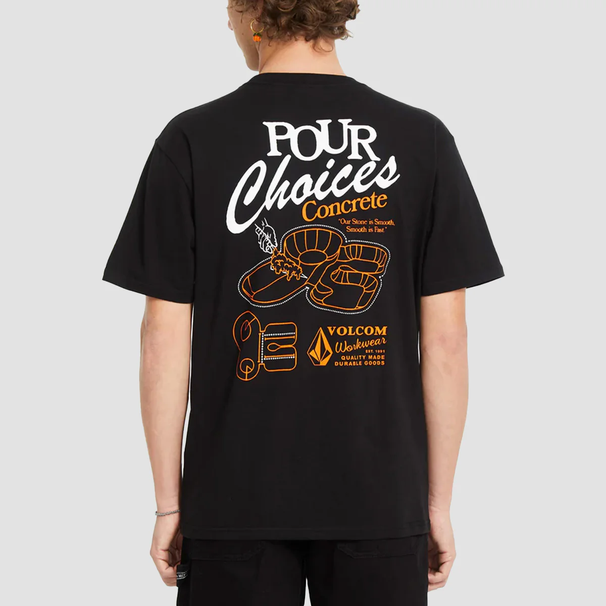 Volcom Pour Choices T-Shirt Black - Image 2