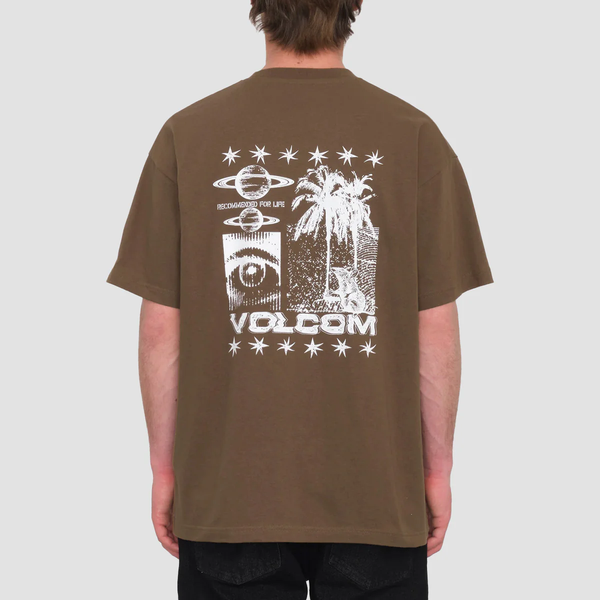 Volcom Primed LSE T-Shirt Dark Earth - Image 2