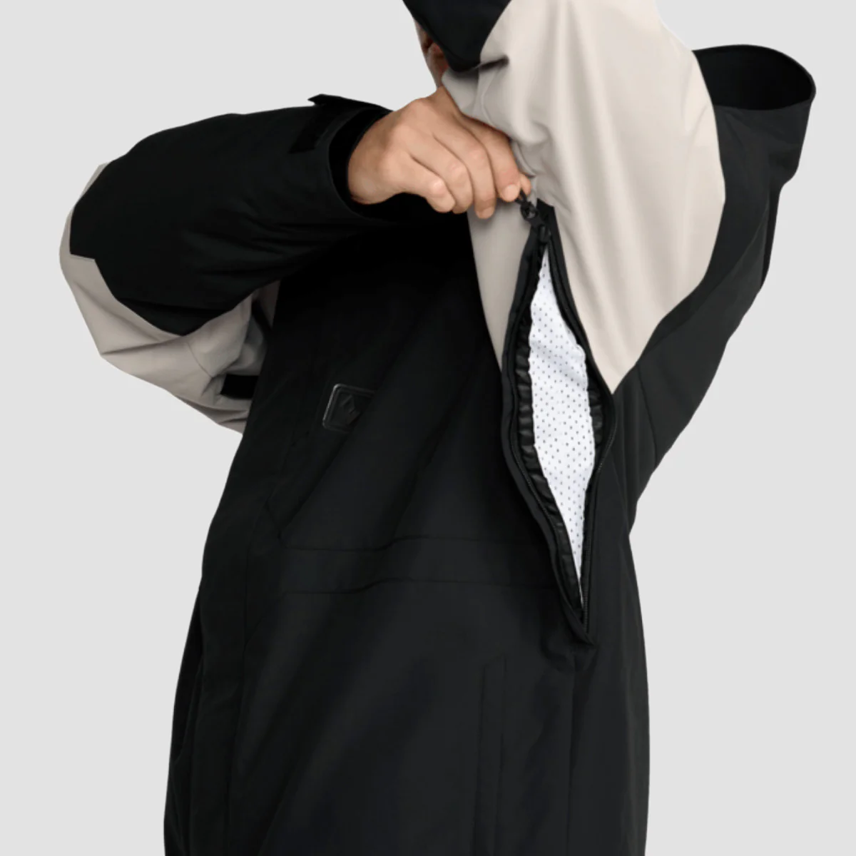 Volcom Primry Ins 10K Snow Jacket Black - Image 3