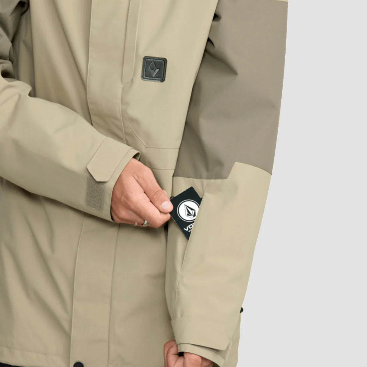 Volcom Primry Snow Jacket Moss Green - Image 4
