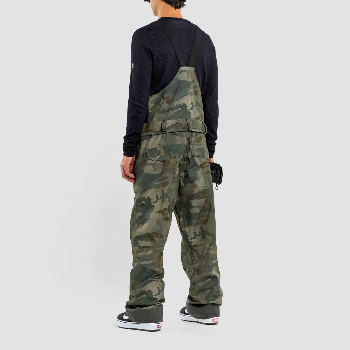 Volcom Rain Gore-Tex Bib Snow Pants Cloudwash Camo - Image 2