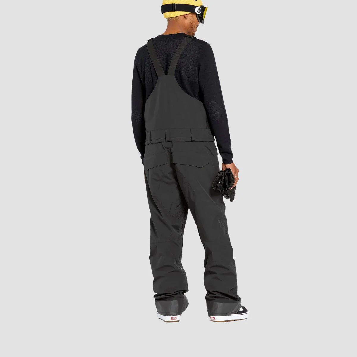 Volcom Rain Gore-Tex Snow Bib Overall Pants Black - Image 2