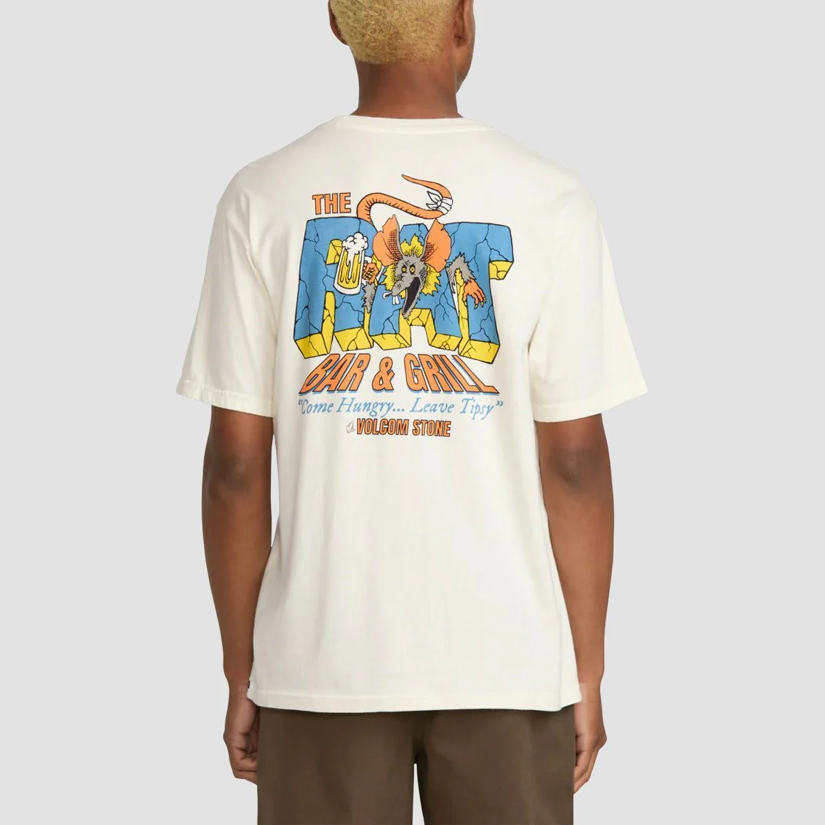 Volcom Rat Bar T-Shirt Off White - Image 2