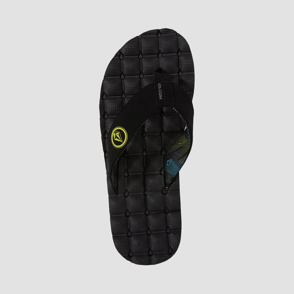 Volcom Recliner Sandals Lime - Image 3