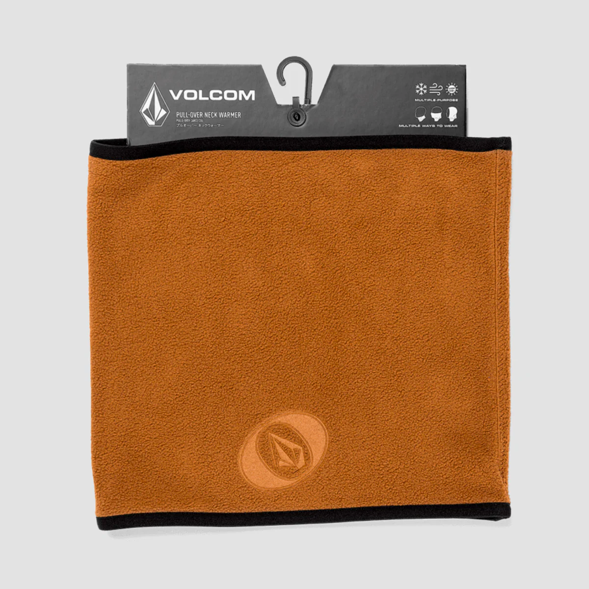 Volcom Removable Neckband Neckwarmer Caramel - Image 2