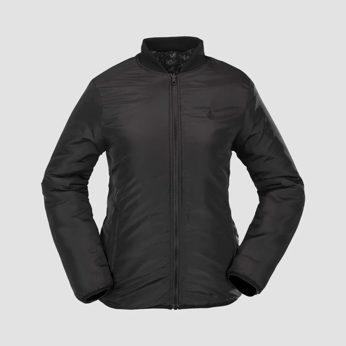 Volcom Reversible Polar Jacket Black - Womens - Image 3