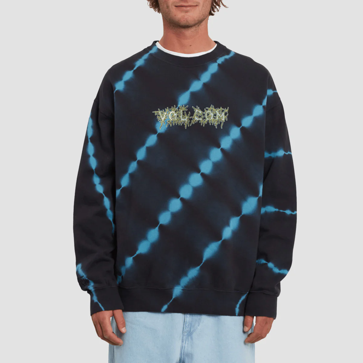 Volcom Richard French Sayer FA Crew Sweatshirt Black - Image 2