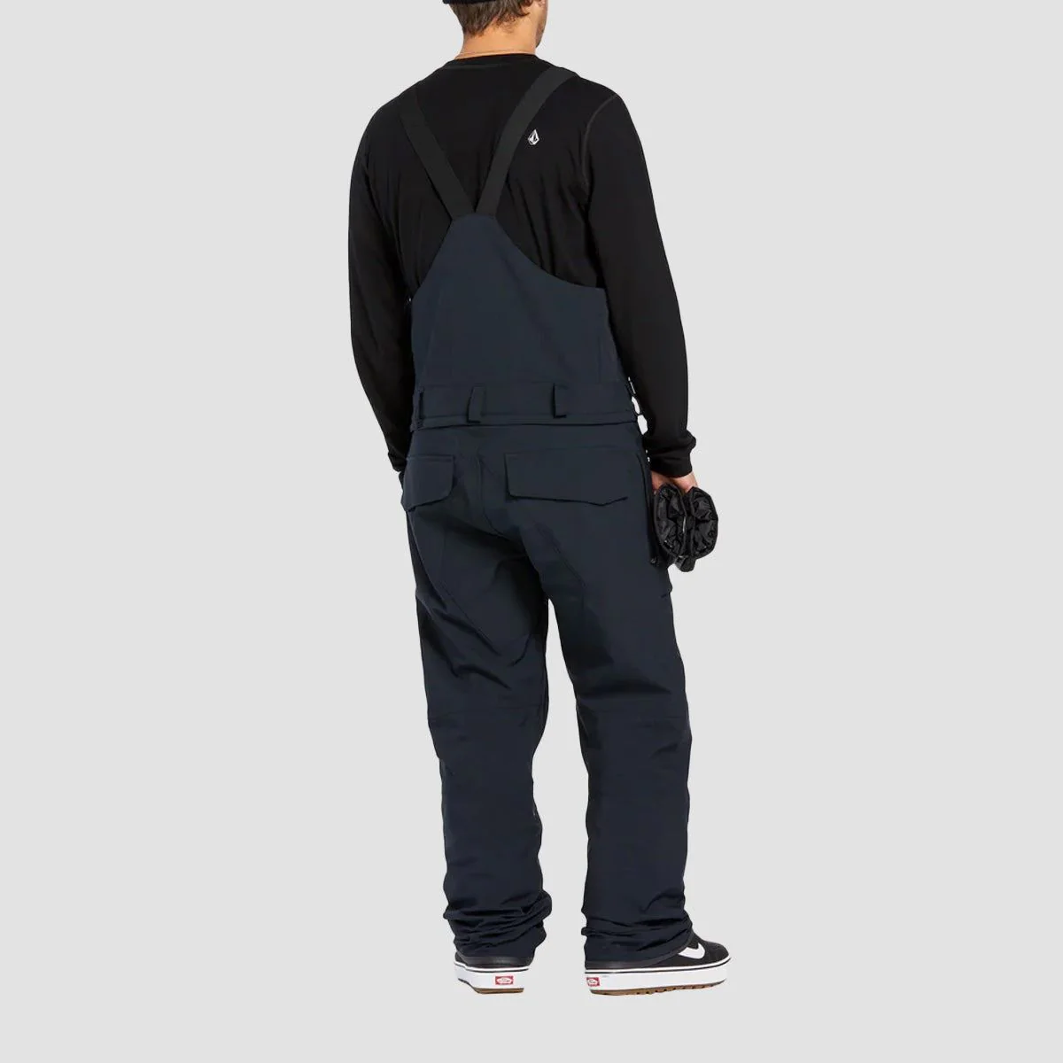 Volcom Roan 15K Bib Overrall Snow Pants Black - Image 2