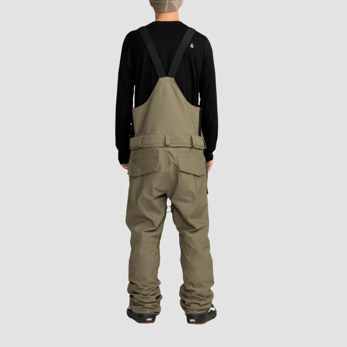 Volcom Roan Bib Overall 15K Snow Pants Military - Image 2