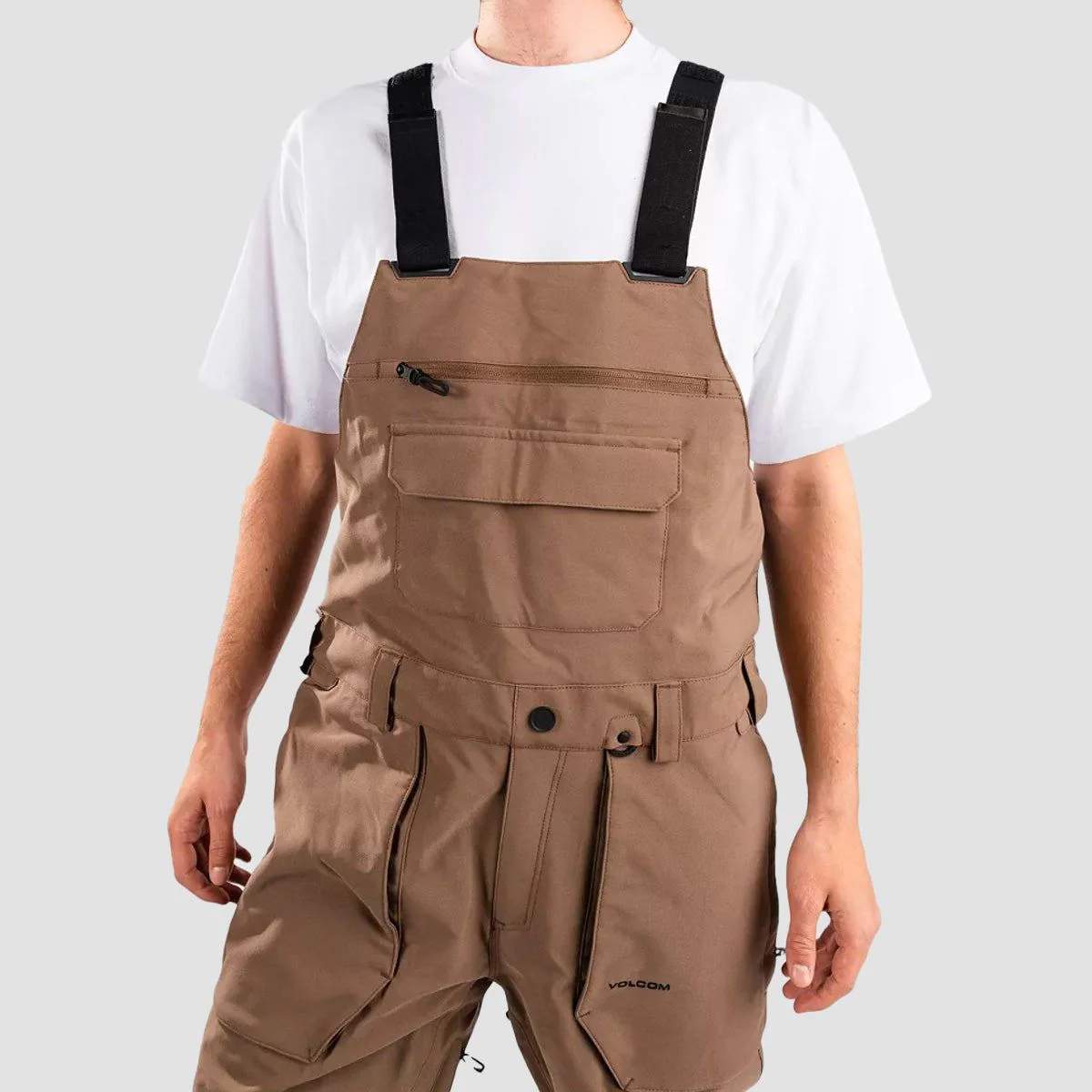 Volcom Roan Bib Snow Pants Teak - Image 4