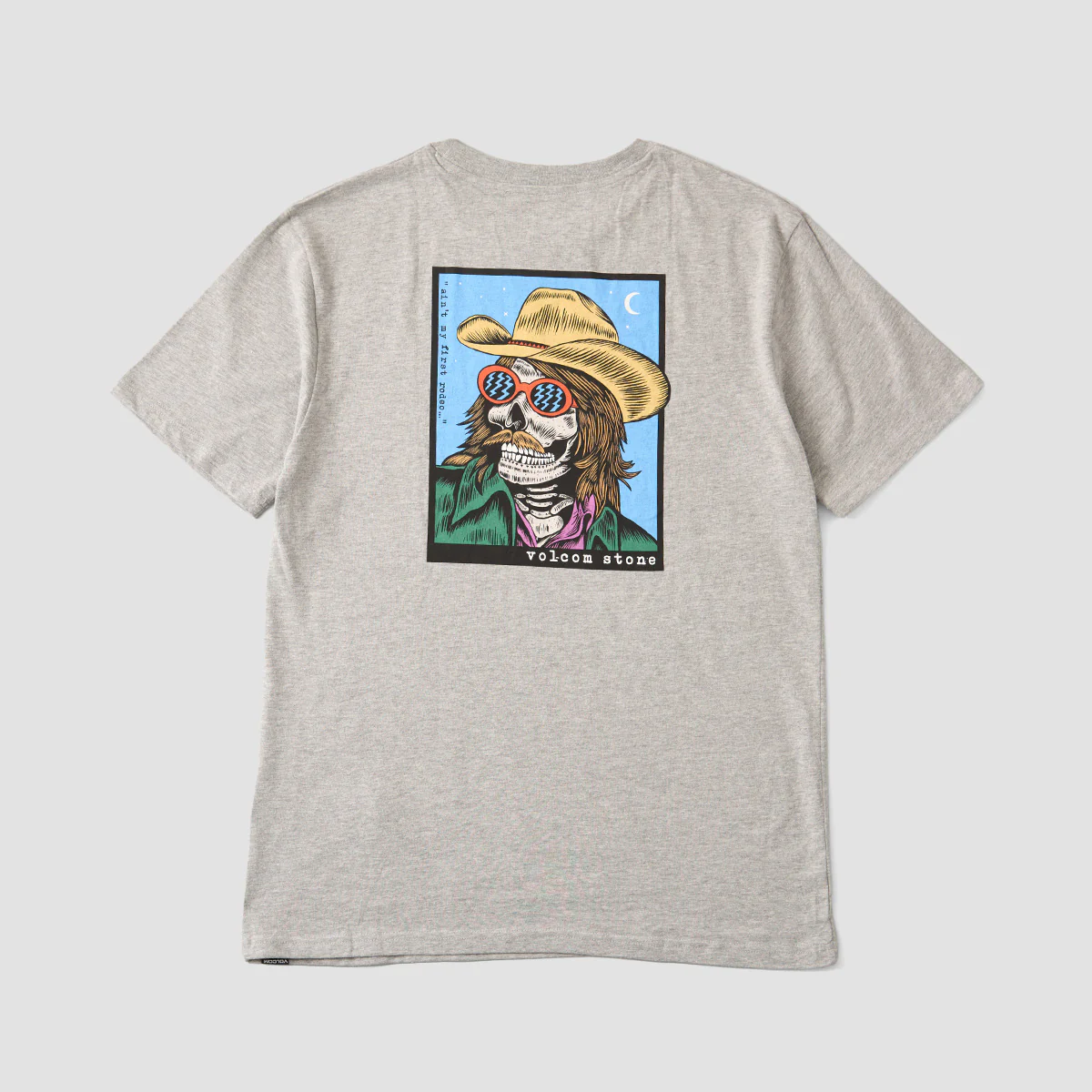 Volcom Scowboy T-Shirt Heather Grey - Image 2