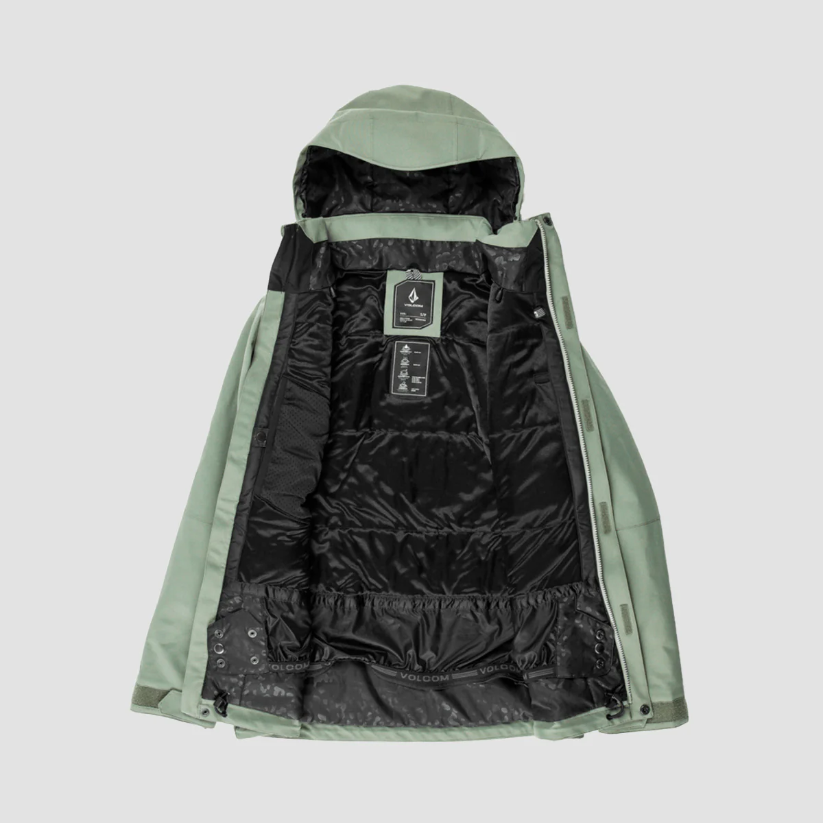 Volcom Shelter 3D Stretch 20K Snow Jacket Lichen Green - Womens - Image 3