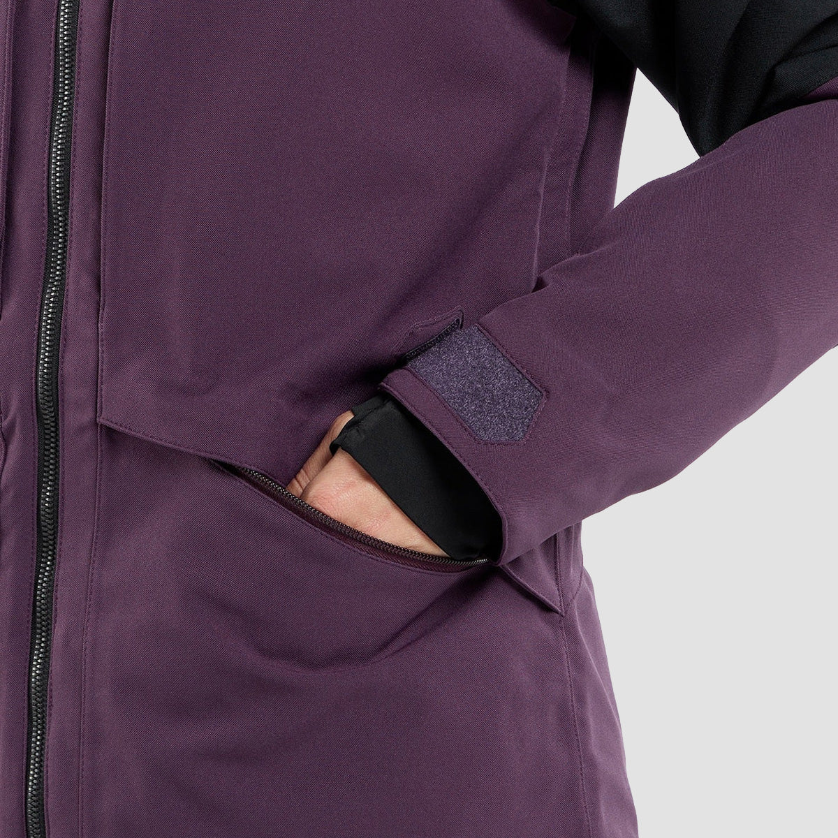 Volcom Shelter 3D Stretch Snow Jacket Blackberry - Womens - Image 3