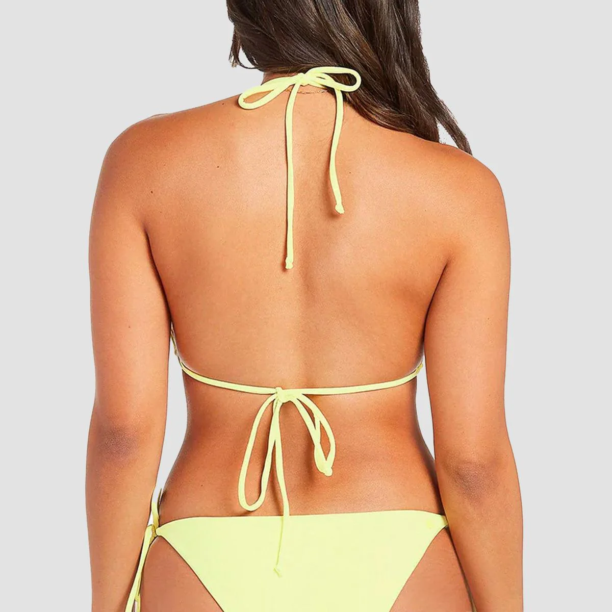 Volcom Simply Seamless Tri Bikini Top Lime Ice - Womens - Image 2