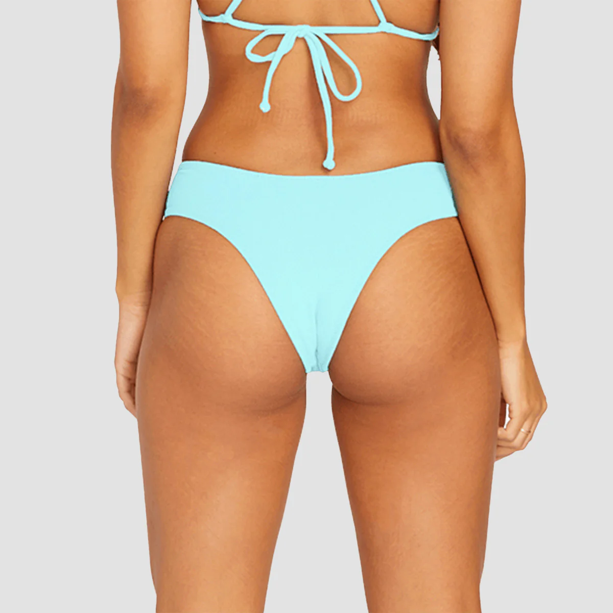 Volcom Simply Soft Cheeky Bikini Bottom Pale Aqua - Womens - Image 2