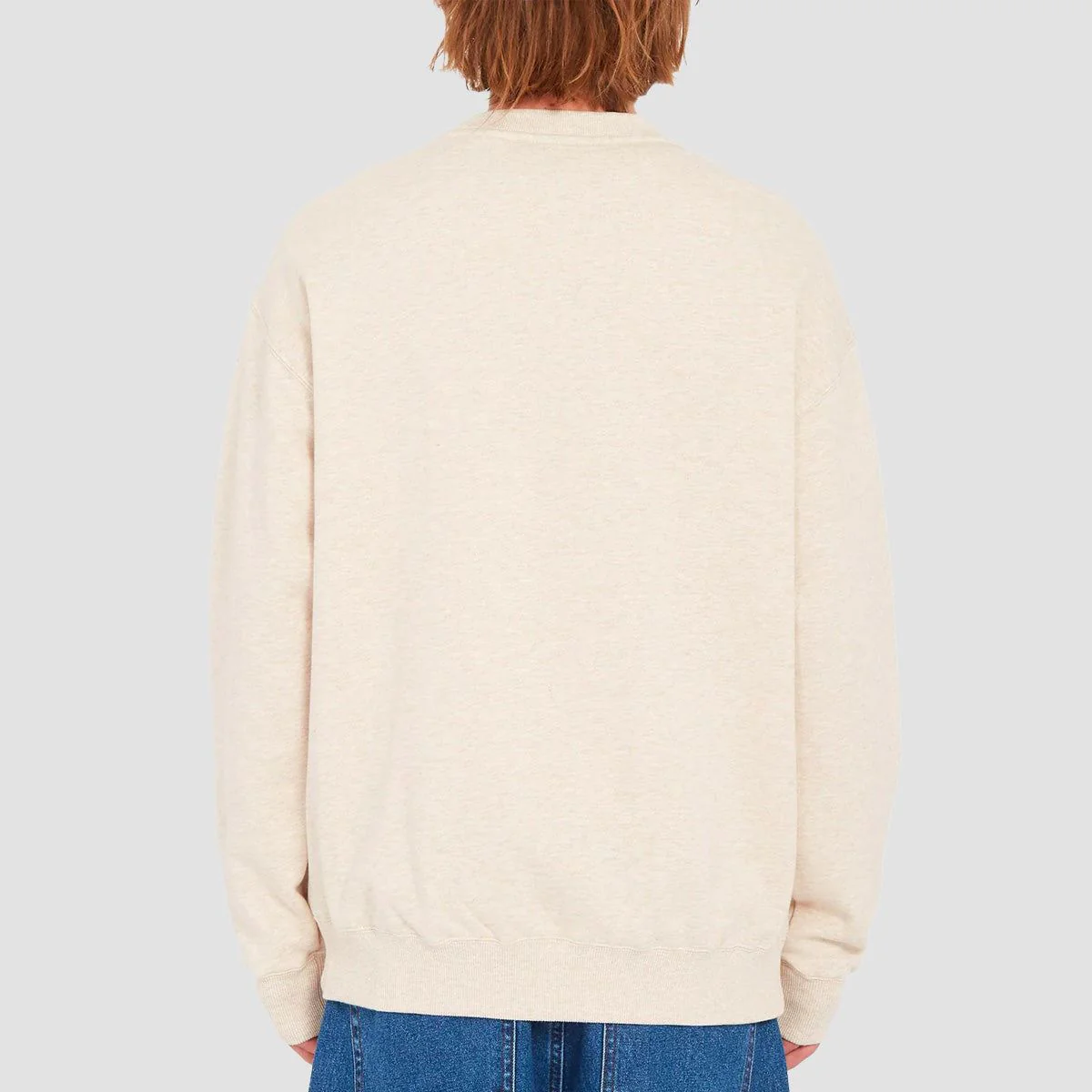 Volcom Single Stone Mind Invasion Crew Sweat Whitecap Grey - Image 2