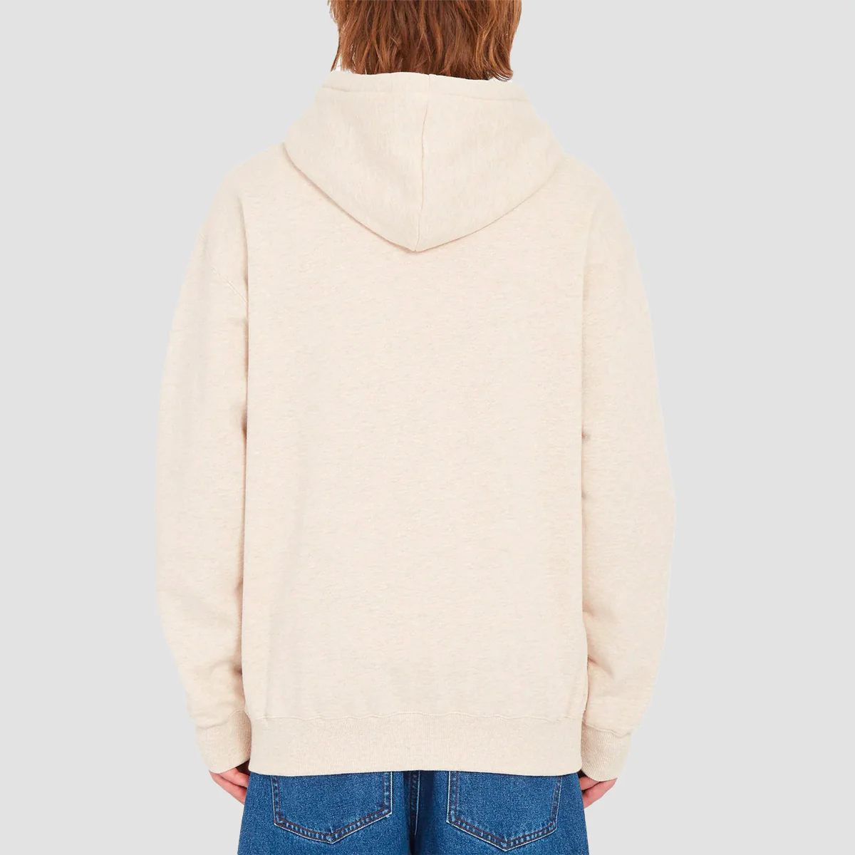 Volcom Single Stone Mind Invasion Pullover Hoodie Whitecap Grey - Image 2