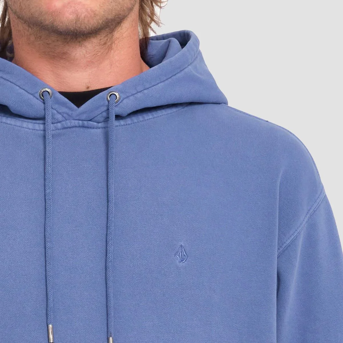 Volcom Single Stone PW Pullover Hoodie Ballpoint Blue - Image 2