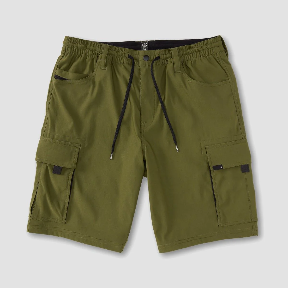 Volcom Skate Vitals 21" Hybrid Cargo Shorts Military - Image 2