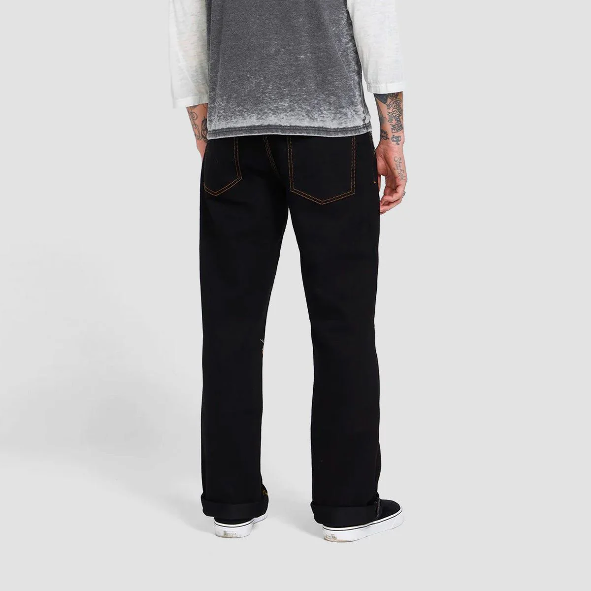 Volcom Skate Vitals Collin P Modown Jeans Black Rinser - Image 2