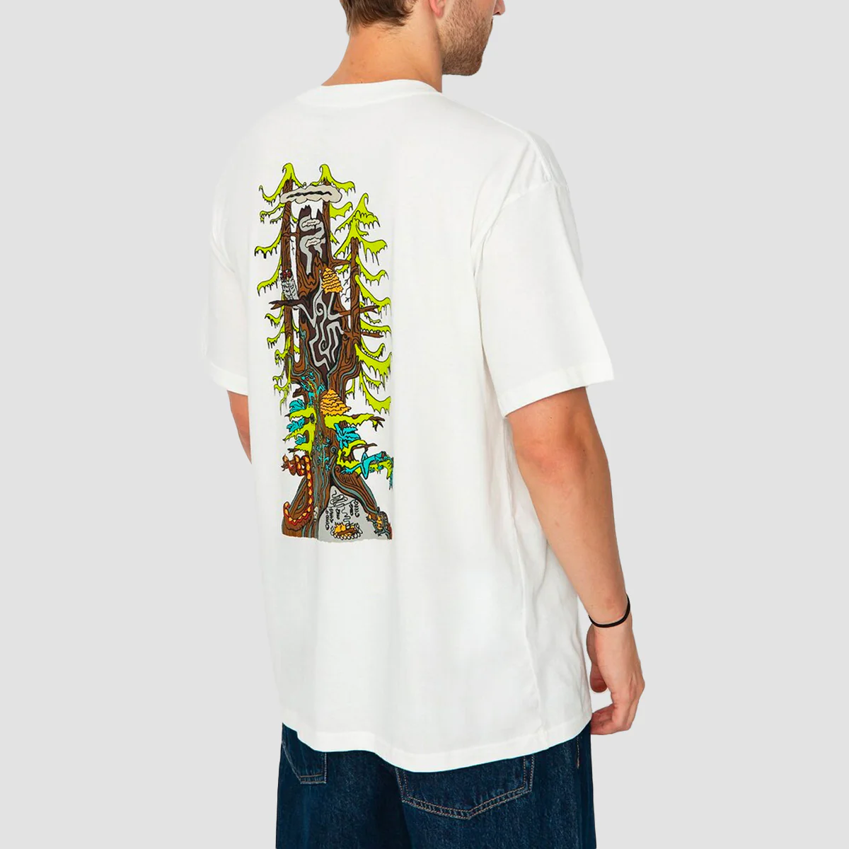 Volcom Skate Vitals Simon Bannerot T-Shirt Off White - Image 2