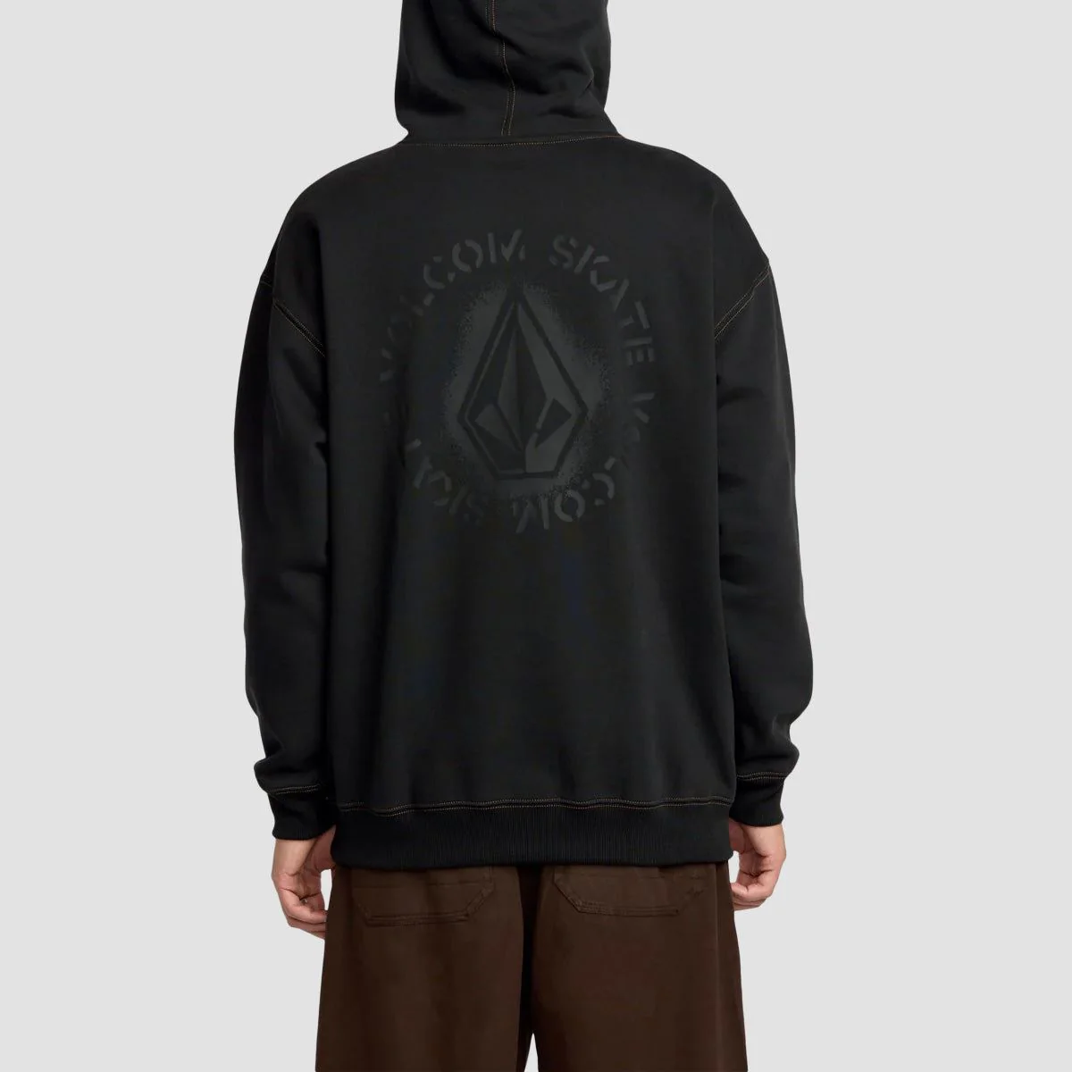 Volcom Skidder Pullover Hoodie Black - Image 2