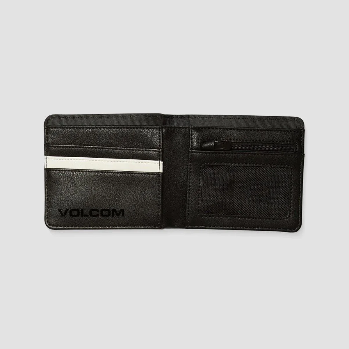 Volcom Slim Stone PU Small Wallet Black - Image 3