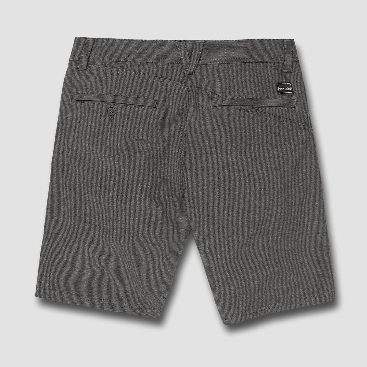 Volcom Slub Frickin Cross Shred 20" Hybrid Shorts Black - Image 2