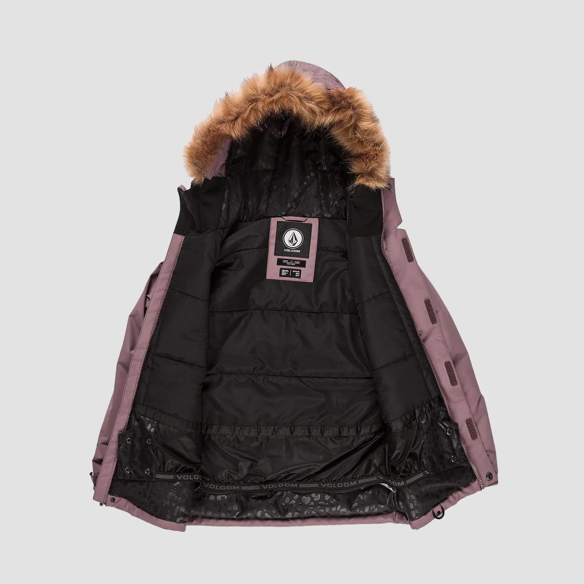 Volcom So Minty Ins Snow Jacket Rosewood - Girls - Image 2